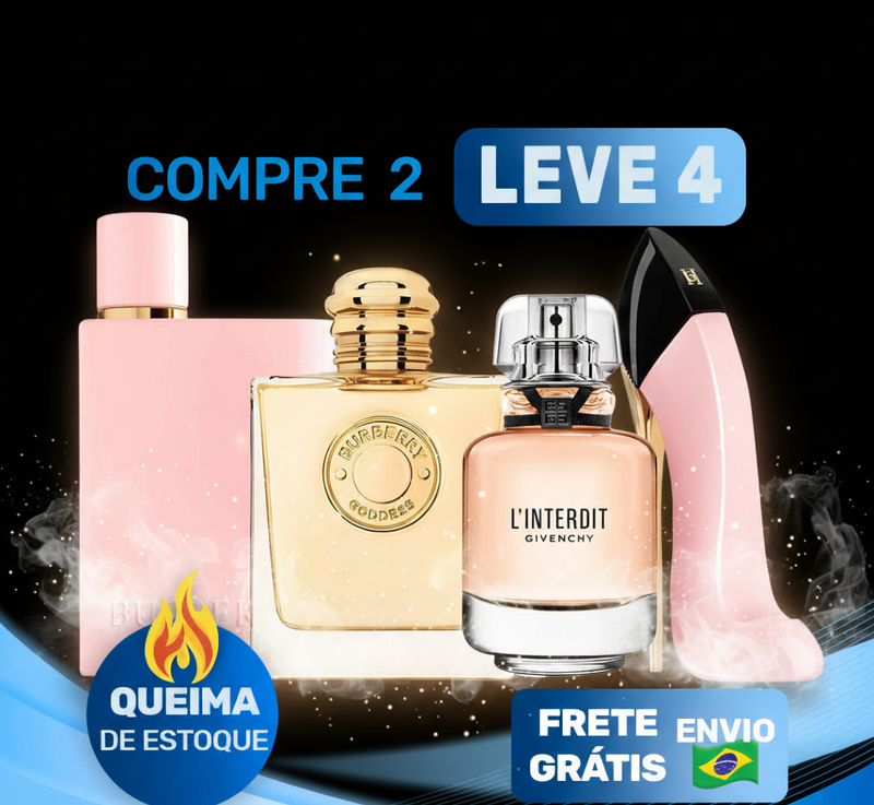 A Coleção Irresistível (100ml) -  Burberry Her | Burberry Goddess | L’interdit | Good Girl Blush