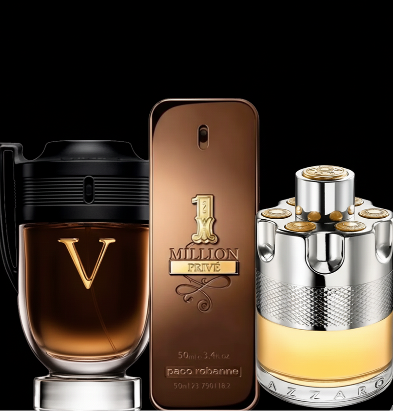 Fluid Sense - 1 Million Prive, Invictus Victory, Azzaro Wanted 100ml