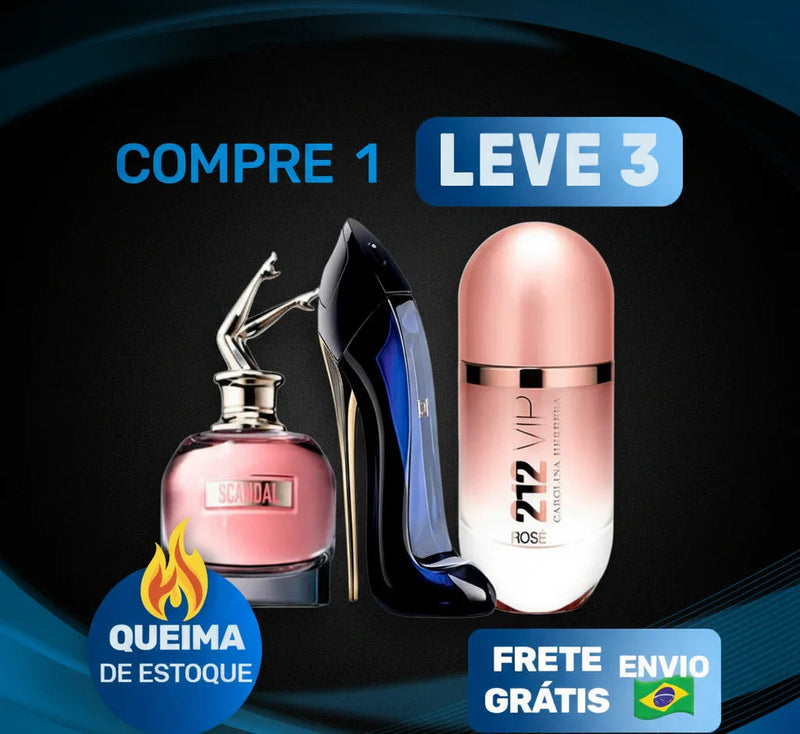 Realeza Moderna (100ml) - Scandal | Good Girl | 212 Rose