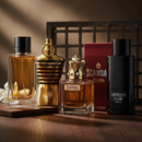 4 Perfumes Masculinos Luxo Revelado (100ml) - Dior Homme intense | Scandal | Le Male Elixir | Armani Code |